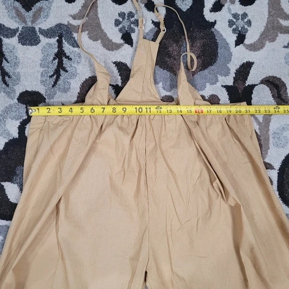 Women's Minimalist Jumpsuit Wide Leg Pants Casual Relax Boho Sz OS - Picture 7 of 12